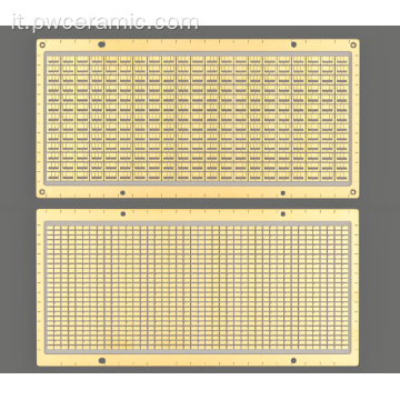 Substrato metallizzato DPC rivestito in rame a doppia faccia